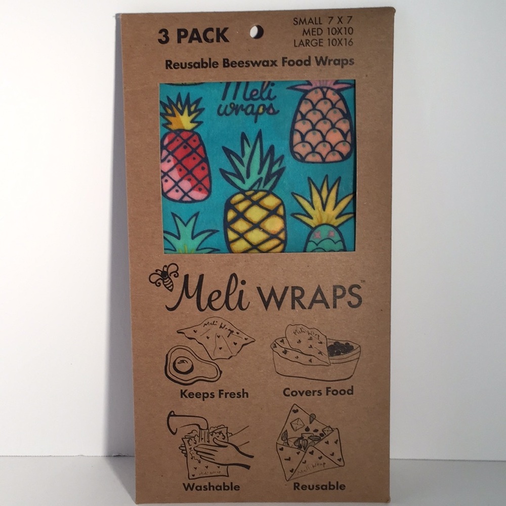 Meli Wraps Reusable Beeswax Food Wraps